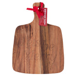 NNEDSZ Bread and Butter Rectangle Paddle Food Board w/ 2 Cheeese Knives