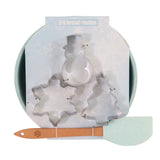 NNEDSZ Bread and Butter Electroplate Icy Snowflake Mini Mix Bowl Set