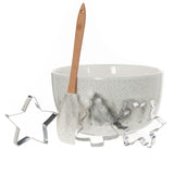 NNEDSZ Bread and Butter Electroplate Tree Mini Mix Bowl Set - Silver