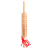 NNEDSZ Bread and Butter Laser Etch Wooden Rolling Pin - Fairisle