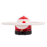 NNEDSZ Bread and Butter Santa Footed Cake Plate 29 x 12.5cm