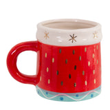 NNEDSZ Bread and Butter Santa Mug 14 Oz