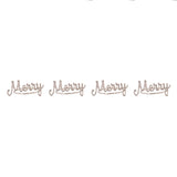 NNEDSZ Bread and Butter Napkin Rings - Merry - 4 Pack
