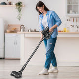 NNEDSZ MyGenie X9 Twin Spin Turbo Mop Vacuum Cleaner Floor Mopping Cordless - Grey