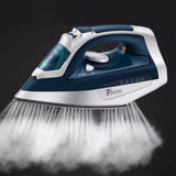 NNEDSZ Pursonic Electric Cordless Steam Iron Portable Corded Cordless 2200W Blue White