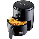 NNEDSZ Kitchen Couture Air Fryer Healthy Food No Oil Cooking Recipe 3.4L Capacity Black