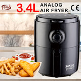 NNEDSZ Kitchen Couture Air Fryer Healthy Food No Oil Cooking Recipe 3.4L Capacity Black
