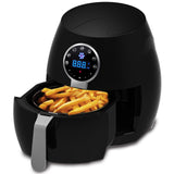 NNEDSZ Kitchen Couture Black 5L Digital Air Fryer Low Fat Fast Cooking LCD Touch Screen