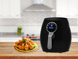 NNEDSZ Kitchen Couture Black 5L Digital Air Fryer Low Fat Fast Cooking LCD Touch Screen