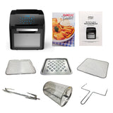 NNEDSZ Kitchen Couture Air Fryer 14 Litre Multifunctional Digital Display Black