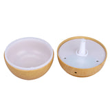 NNEDSZ Milano Ultrasonic USB Diffuser with 10 Aroma Oils Humidifier LED Light 130ml - Light Wood