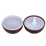 NNEDSZ Milano Ultrasonic USB Diffuser with 10 Aroma Oils Humidifier LED Light 130ml - Dark Wood