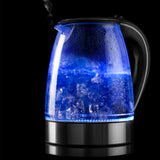 NNEDSZ 5 Litre Air Fryer Black + 1.7 Litre Kettle + USB Light Wood Diffuser Package Set