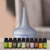 NNEDSZ Milano Aroma Diffuser Set With 13 Pack Diffuser Oils Humidifier Aromatherapy - Matt Grey