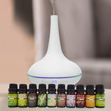 NNEDSZ Milano Aroma Diffuser Set With 13 Pack Diffuser Oils Humidifier Aromatherapy - White