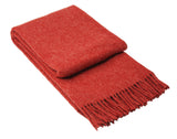 NNEDSZ Brighton Throw - 100% NZ Wool -  Cherry