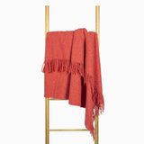 NNEDSZ Brighton Throw - 100% NZ Wool -  Cherry