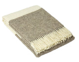 NNEDSZ Brighton Throw - 100% NZ Wool -  Stone