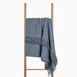 NNEDSZ Cambridge Throw - 100% NZ Wool -  Navy