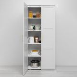 NNEDSZ STOCKHOLM STORAGE CUPBOARD HAMPTONS - WHITE - SQUARE BRASS