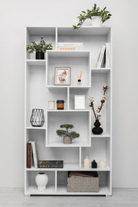 NNEDSZ MALAGA DISPLAY SHELF - WHITE