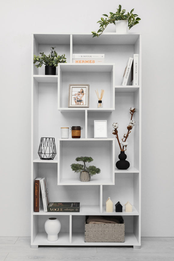 NNEDSZ MALAGA DISPLAY SHELF - WHITE