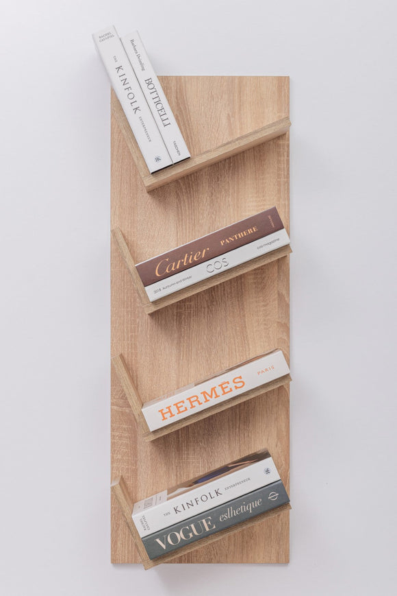 NNEDSZ BARCELONA DISPLAY SHELF - NATURAL OAK