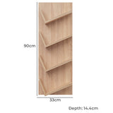 NNEDSZ BARCELONA DISPLAY SHELF - NATURAL OAK