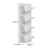 NNEDSZ BARCELONA DISPLAY SHELF - WHITE
