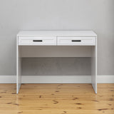 NNEDSZ ODESSA DESK - WHITE - HAMPTONS - OVAL BLACK