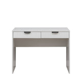 NNEDSZ ODESSA DESK - WHITE - VJ PANEL - PULL BLACK