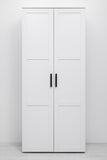 NNEDSZ STOCKHOLM UNIVERSAL STORAGE CUPBOARD - HAMPTONS - DECO BLACK HANDLE