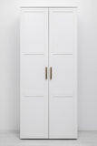 NNEDSZ STOCKHOLM UNIVERSAL STORAGE CUPBOARD - HAMPTONS - DECO GOLD HANDLE