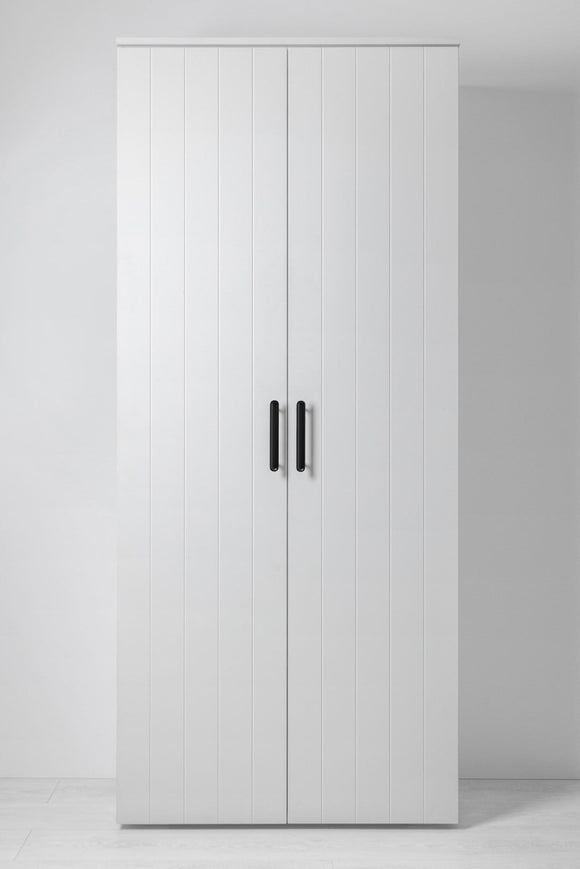 NNEDSZ STOCKHOLM UNIVERSAL STORAGE CUPBOARD - VJ PANEL - DECO BLACK HANDLE