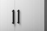 NNEDSZ STOCKHOLM UNIVERSAL STORAGE CUPBOARD - VJ PANEL - DECO BLACK HANDLE