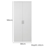 NNEDSZ STOCKHOLM UNIVERSAL STORAGE CUPBOARD - VJ PANEL - DECO GOLD HANDLE