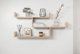 NNEDSZ ZURICH MULTI LEVEL SHELF KIT (OAK)
