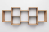 NNEDSZ LISBON DISPLAY SHELF - NATURAL OAK