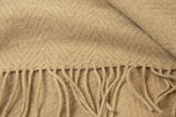 NNEDSZ Hampton Throw - Wool Blend - Camel