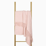 NNEDSZ Oxford Throw - Merino Wool Blend - Blush