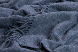 NNEDSZ Oxford Throw - Merino Wool Blend - Navy
