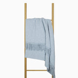 NNEDSZ Oxford Throw - Merino Wool Blend - Sky Blue