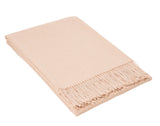 NNEDSZ Paddington Throw - Fine Wool Blend - Blush