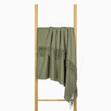 NNEDSZ Paddington Throw - Fine Wool Blend - Olive