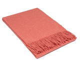 NNEDSZ Paddington Throw - Fine Wool Blend - Peach