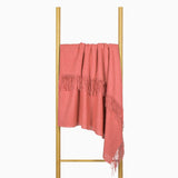NNEDSZ Paddington Throw - Fine Wool Blend - Peach