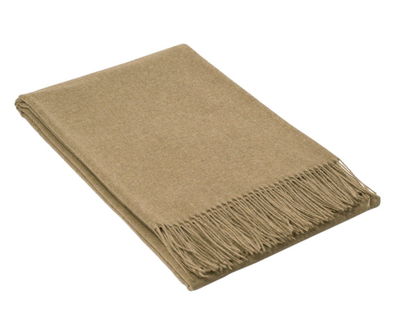NNEDSZ Paddington Throw - Fine Wool Blend - Camel