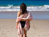 NNEDSZ  COTTON TOWEL - CORAL