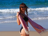 NNEDSZ  COTTON TOWEL - CORAL
