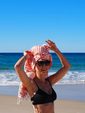 NNEDSZ  COTTON TOWEL - CORAL